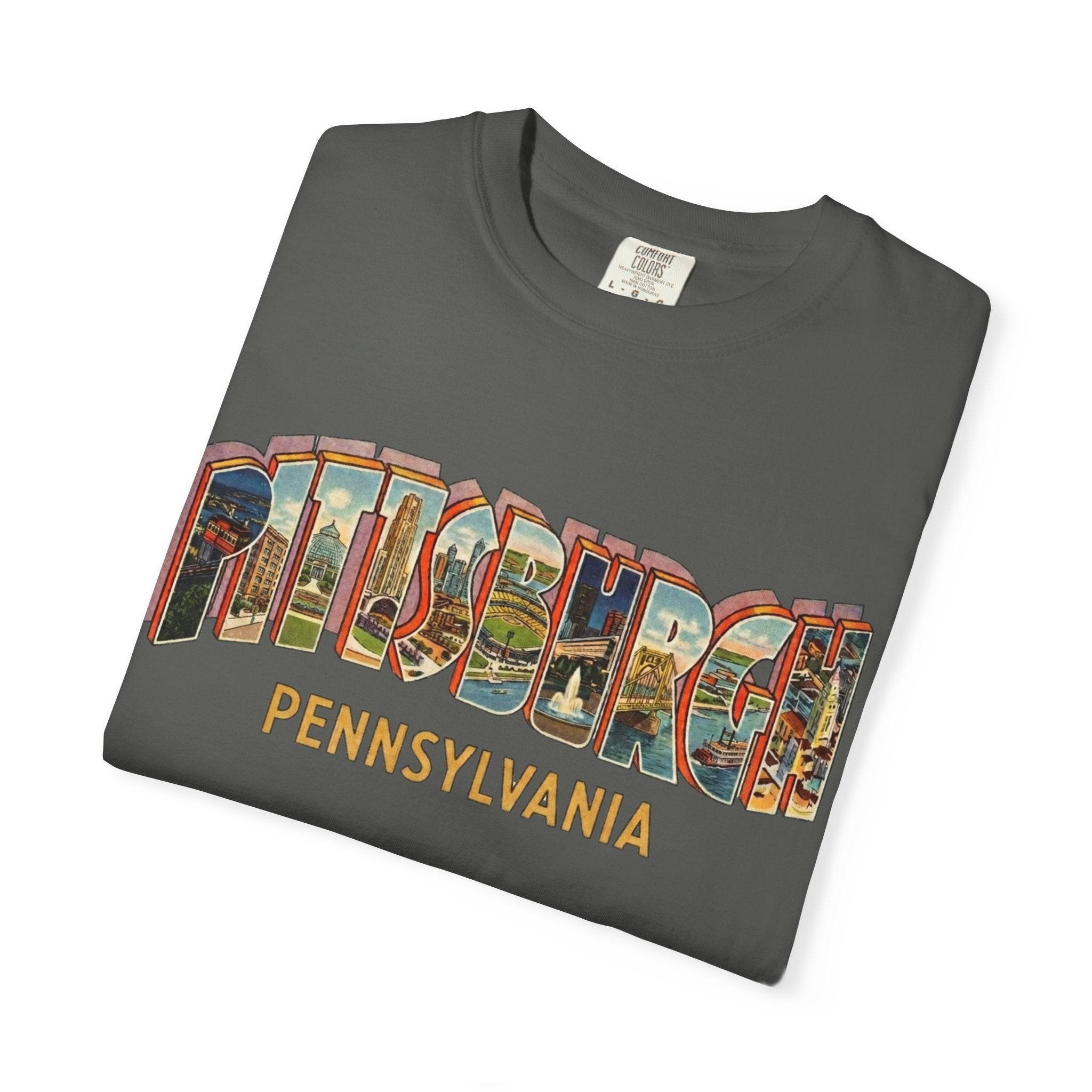 Pittsburgh Pennsylvania Vintage Postcard T-Shirt