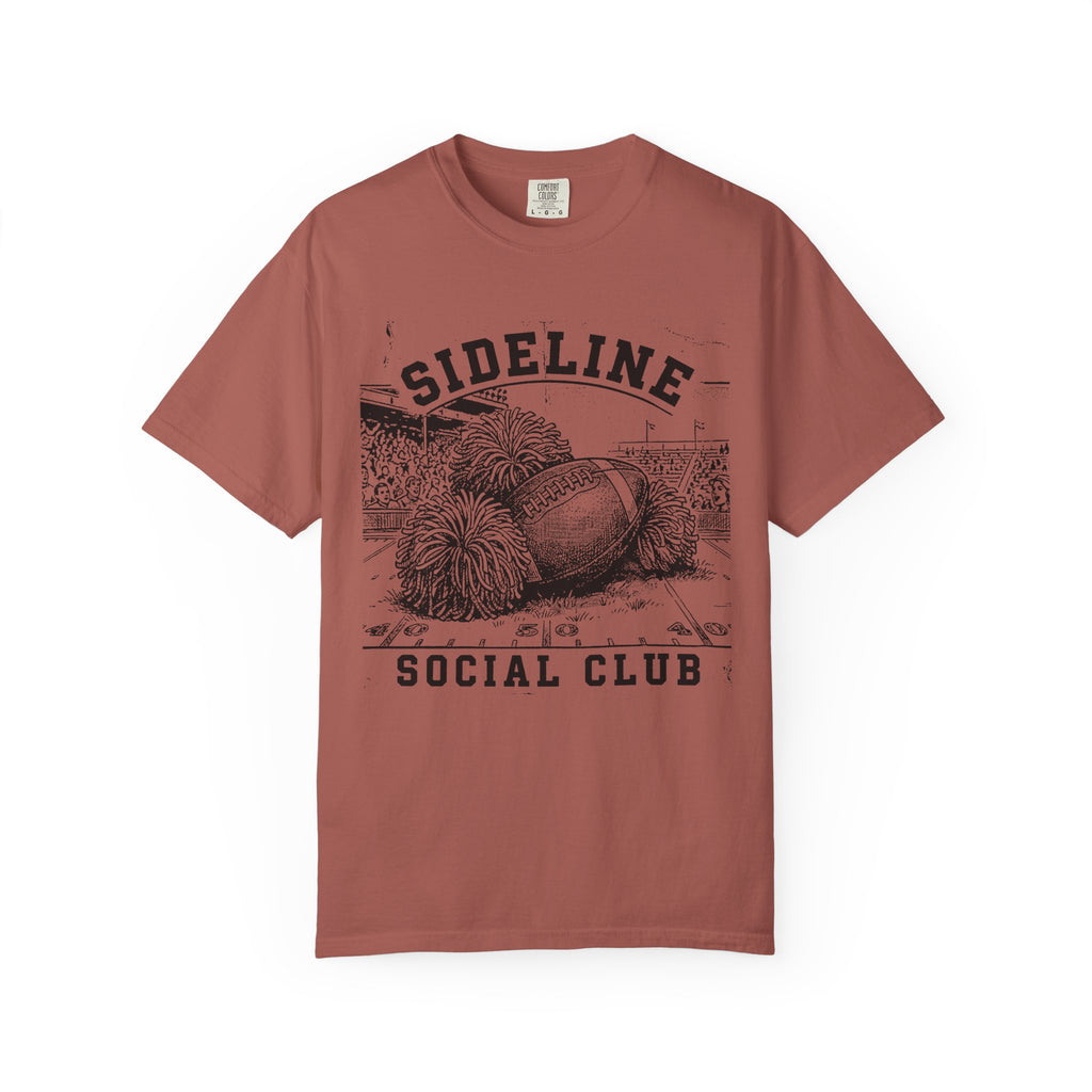 Sideline Social Club Football & Pom-Poms T-Shirt