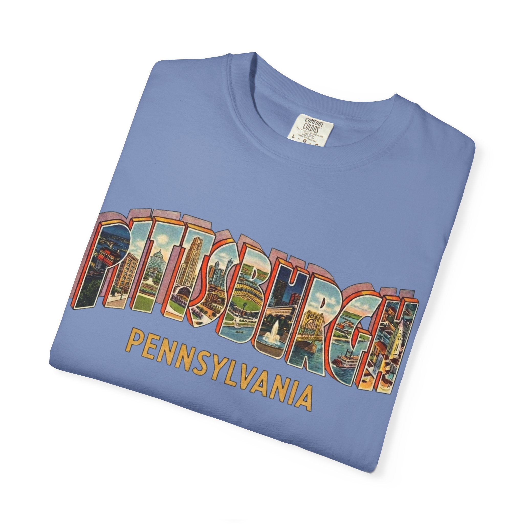 Pittsburgh Pennsylvania Vintage Postcard T-Shirt