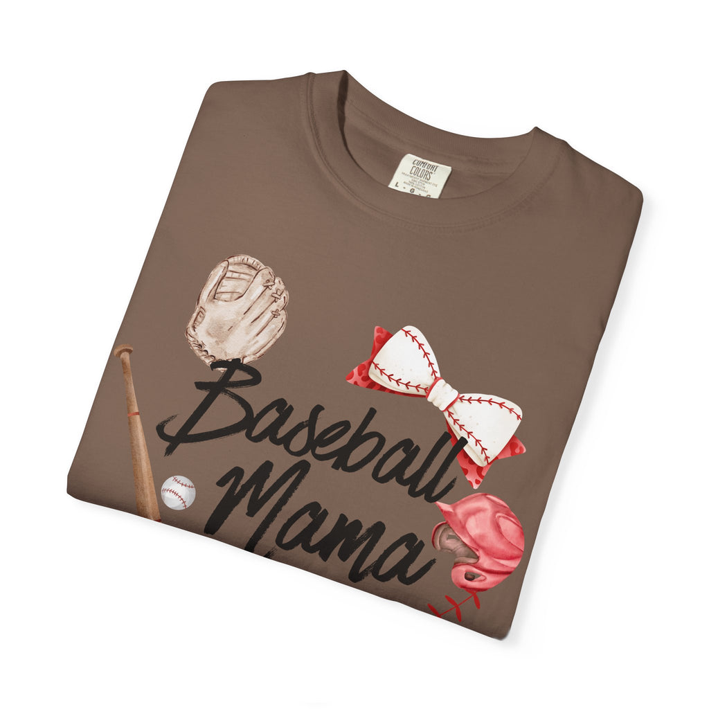 Baseball Mama T-Shirt — Soft Garment-Dyed Tee