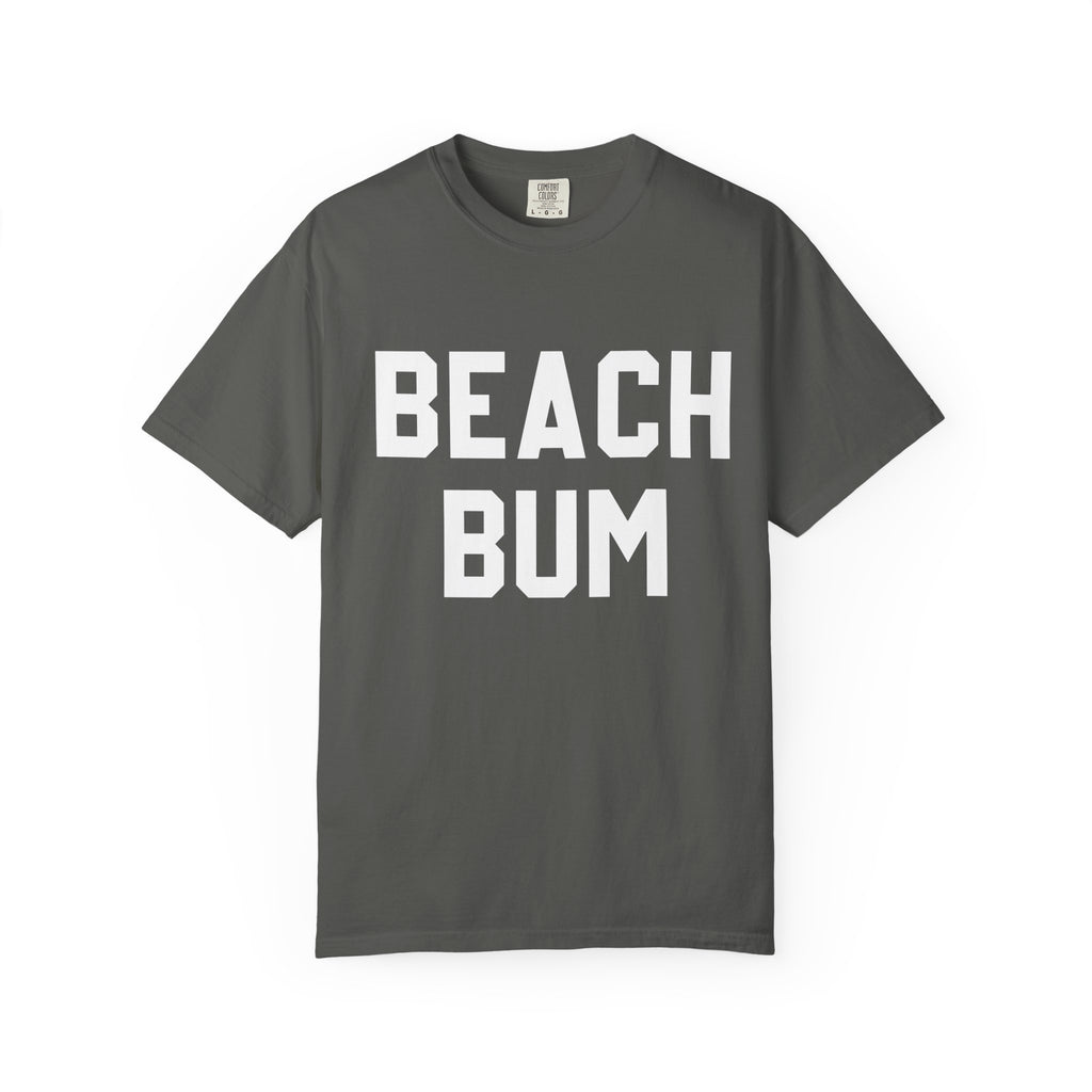 Beach Bum T-Shirt — Retro Bold Text Summer Tee