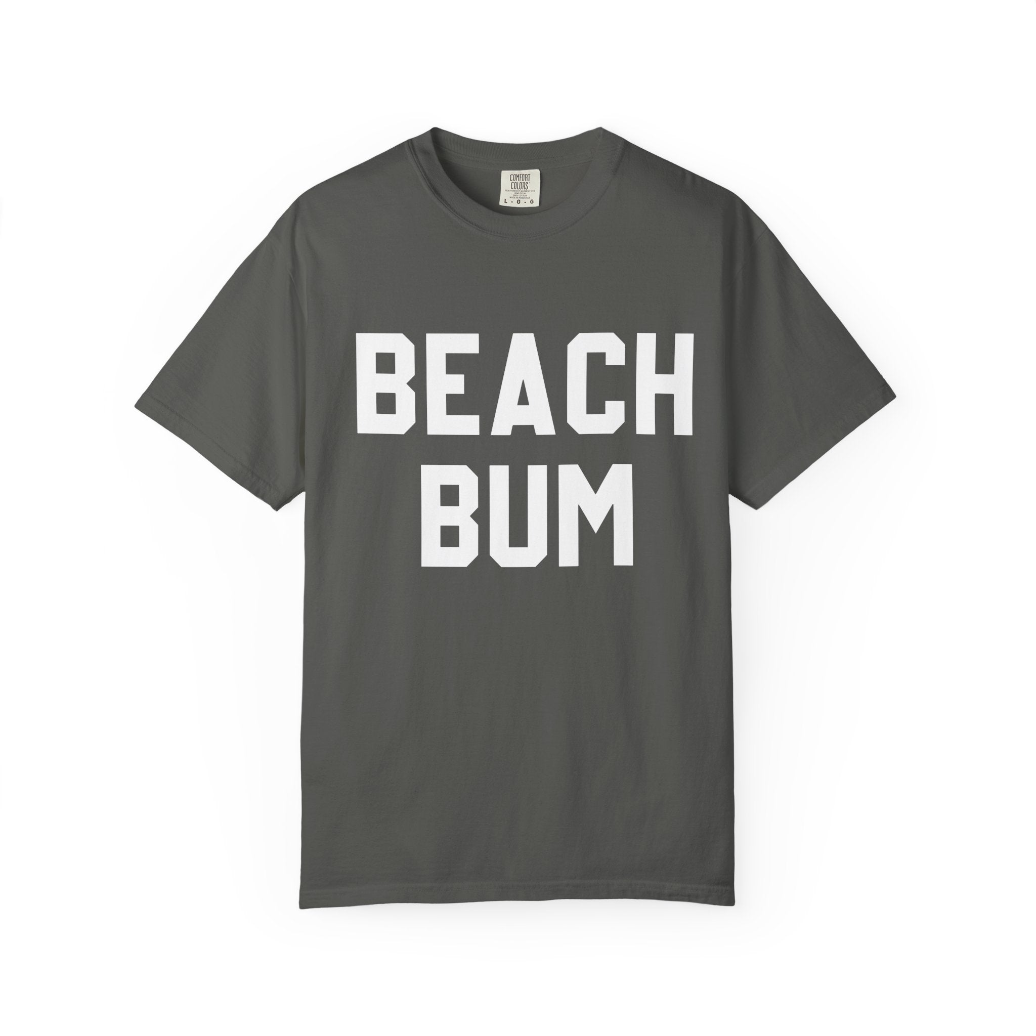 Beach Bum T-Shirt — Retro Bold Text Summer Tee