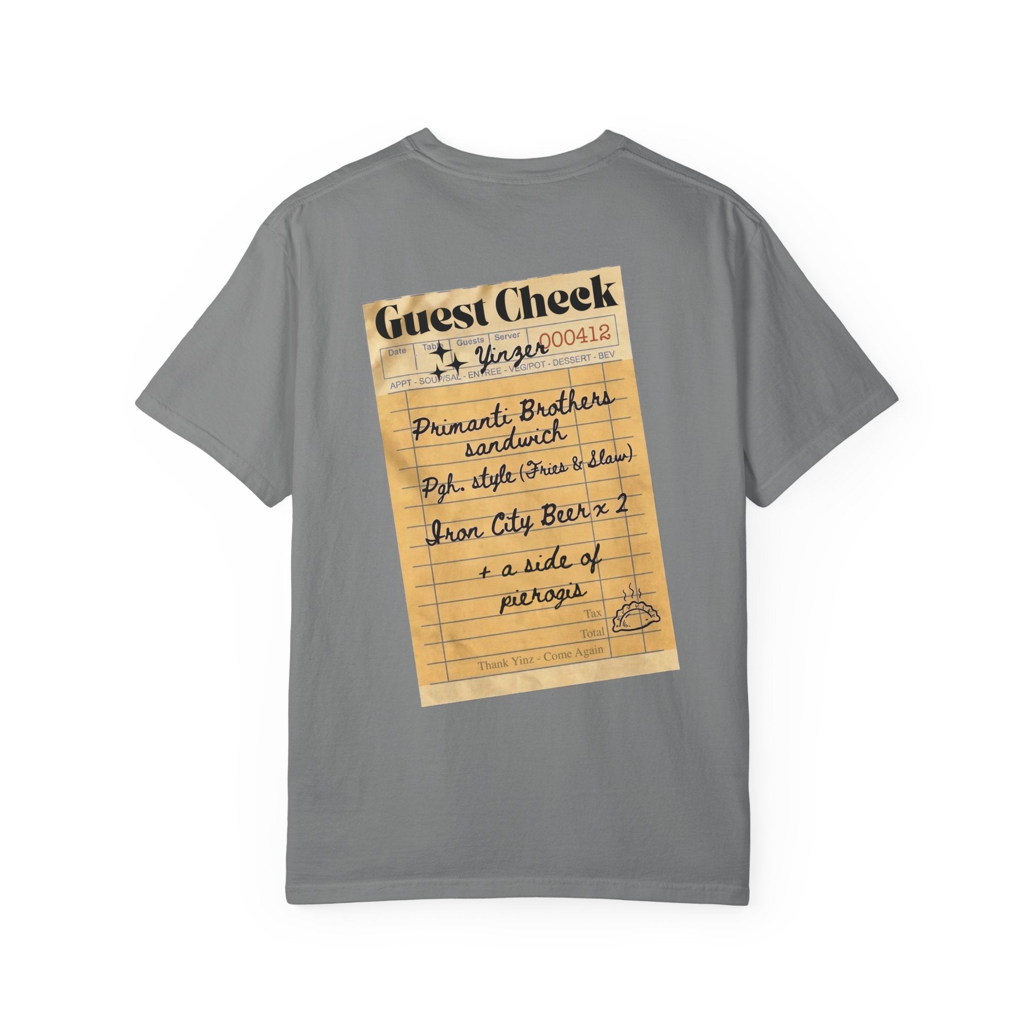 'The Burgh' Guest Check Graphic Tee