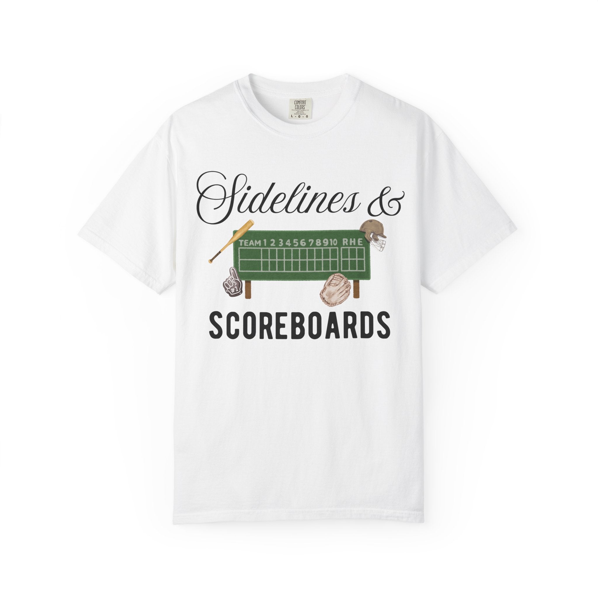 Sidelines & Scoreboards Ballfield Vintage Wash Tee