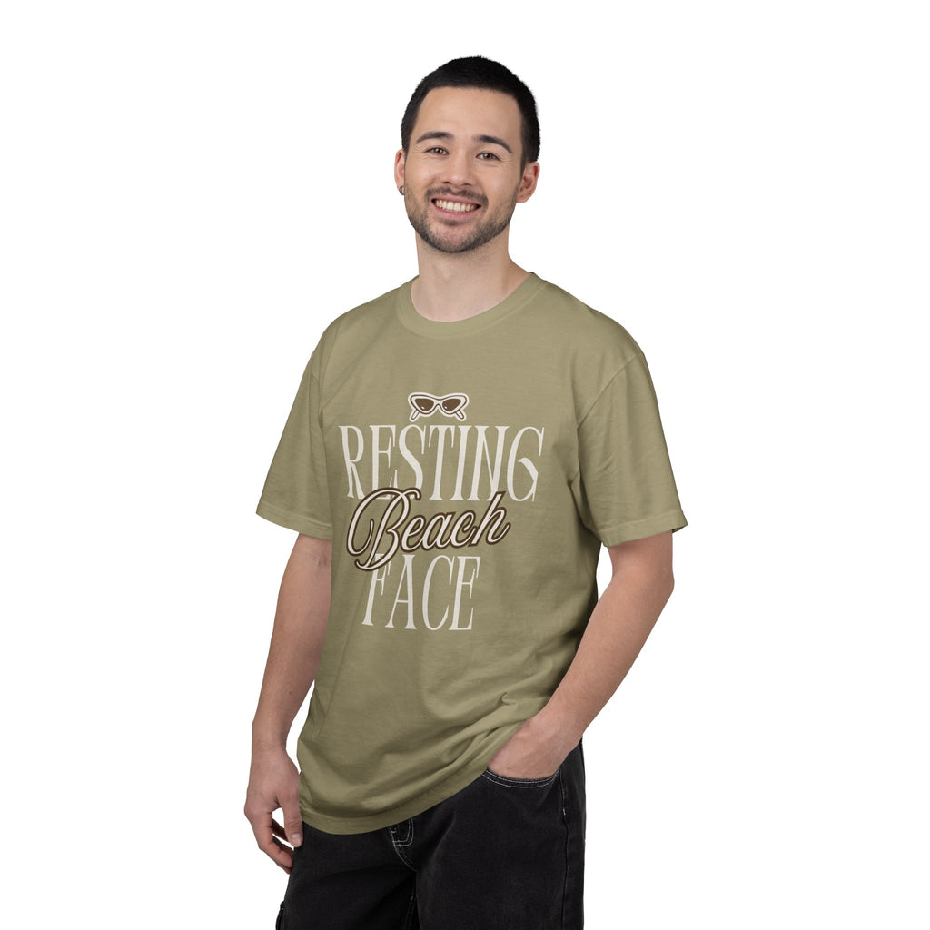 Resting Beach Face Vintage Wash T-Shirt