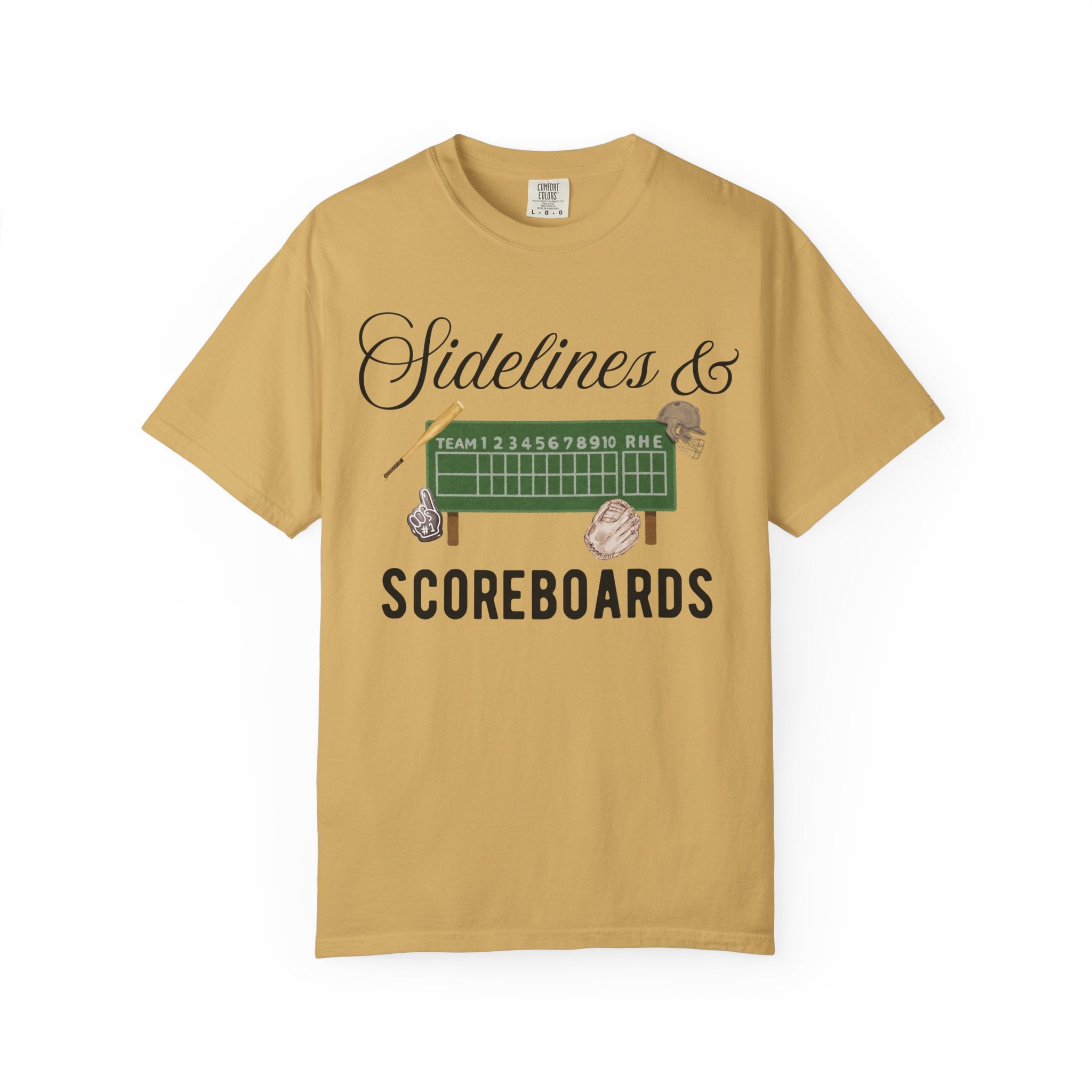 Sidelines & Scoreboards Ballfield Vintage Wash Tee