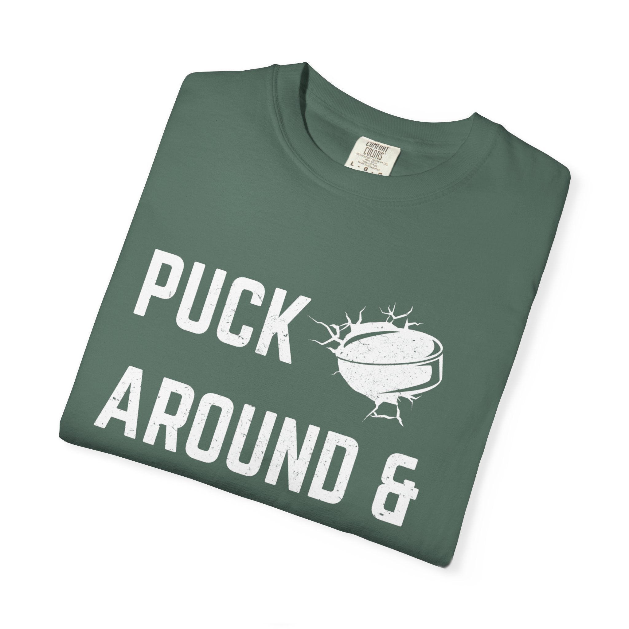 Hockey 'Puck Around & Find Out' Graphic T-Shirt