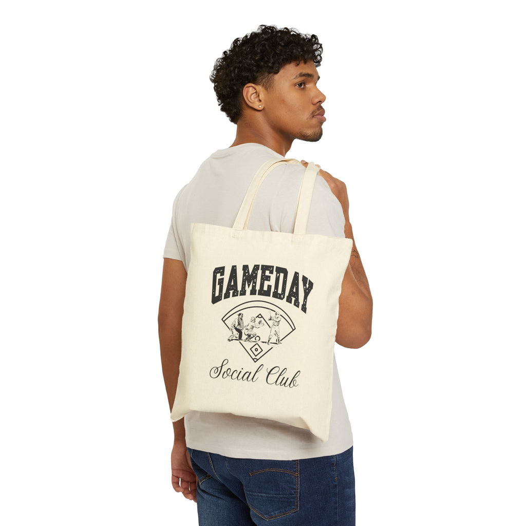 Gameday Social Club Canvas Tote