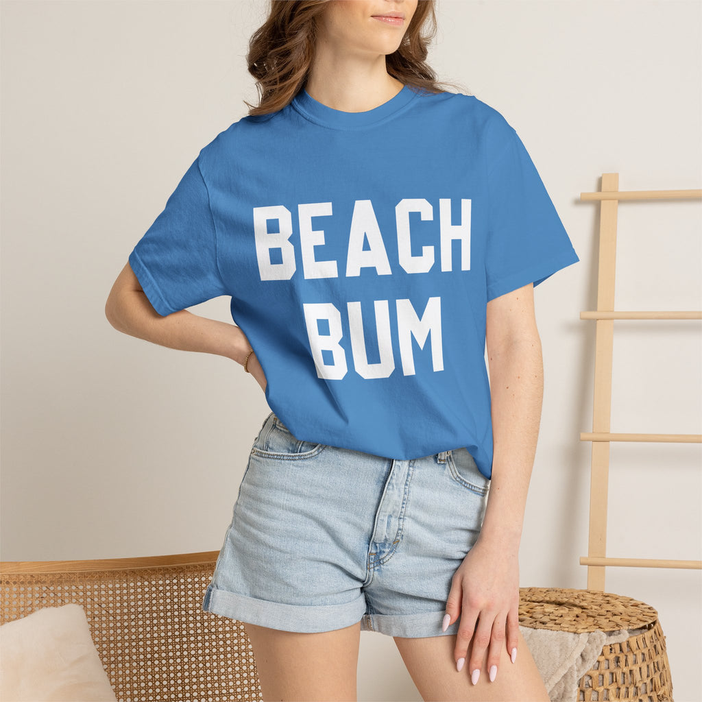 Beach Bum T-Shirt — Retro Bold Text Summer Tee