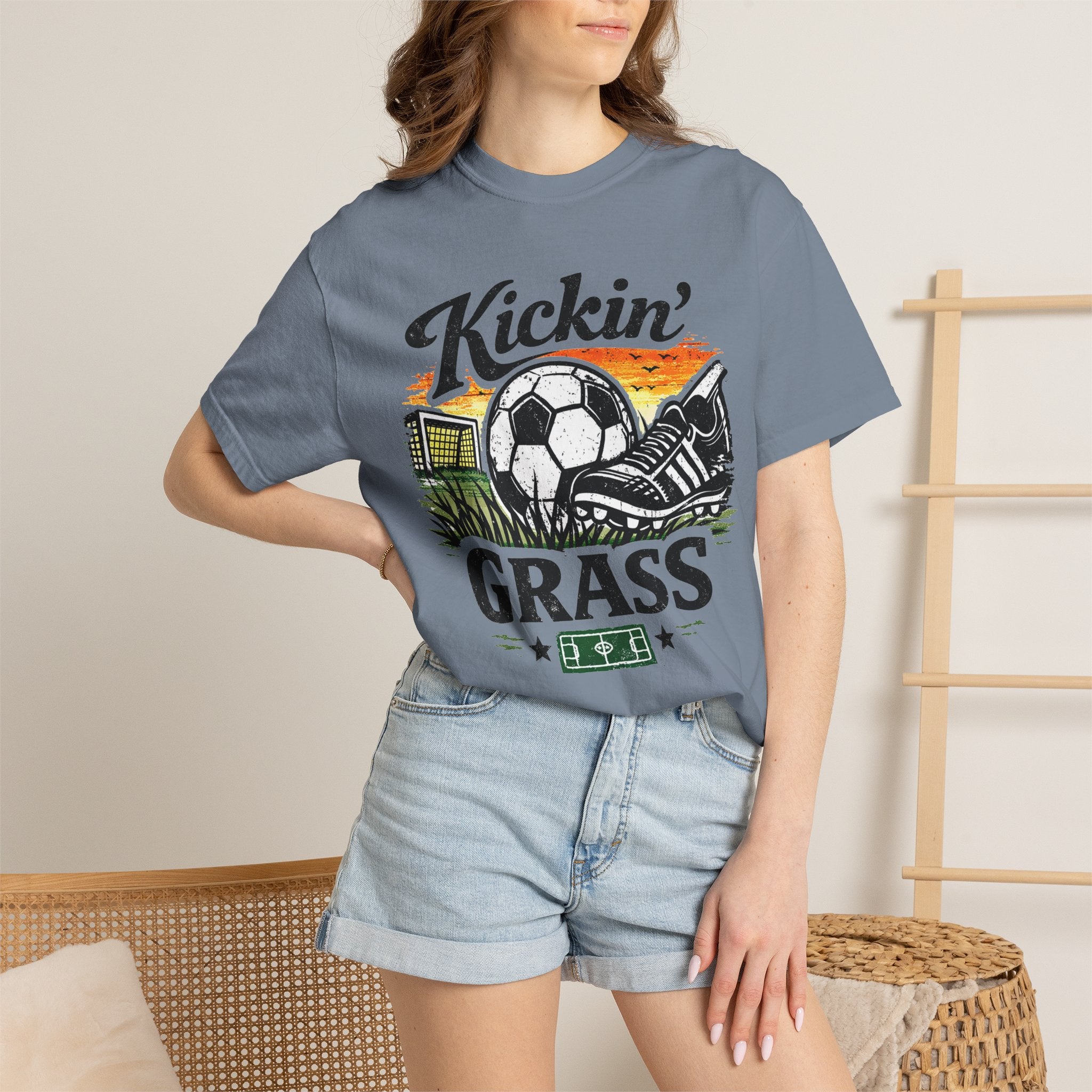 Kickin' Grass Soccer Vintage Wash Tee