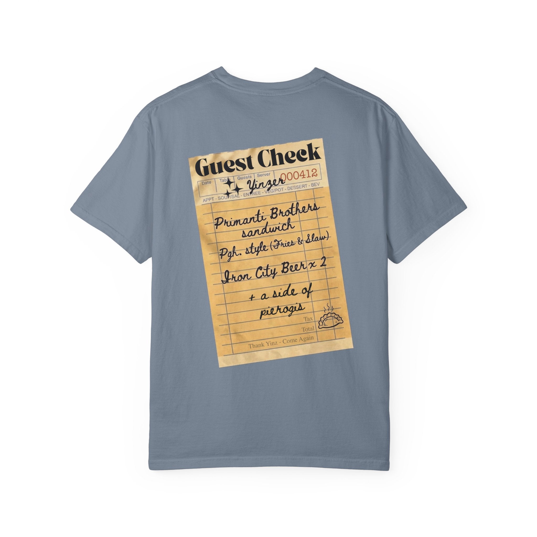 'The Burgh' Guest Check Graphic Tee