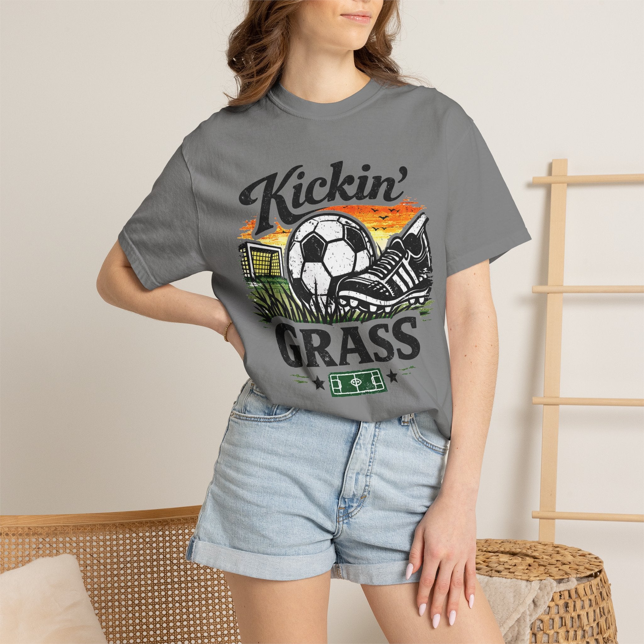 Kickin' Grass Soccer Vintage Wash Tee