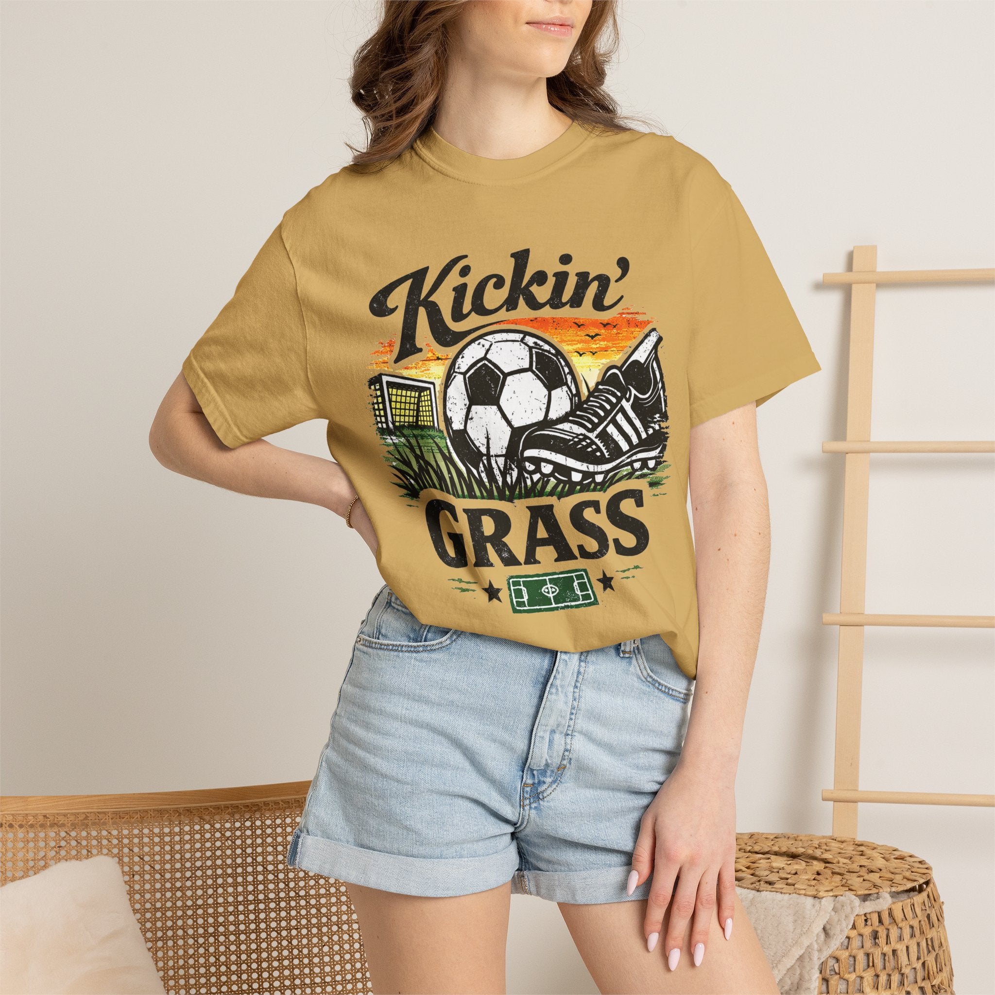 Kickin' Grass Soccer Vintage Wash Tee