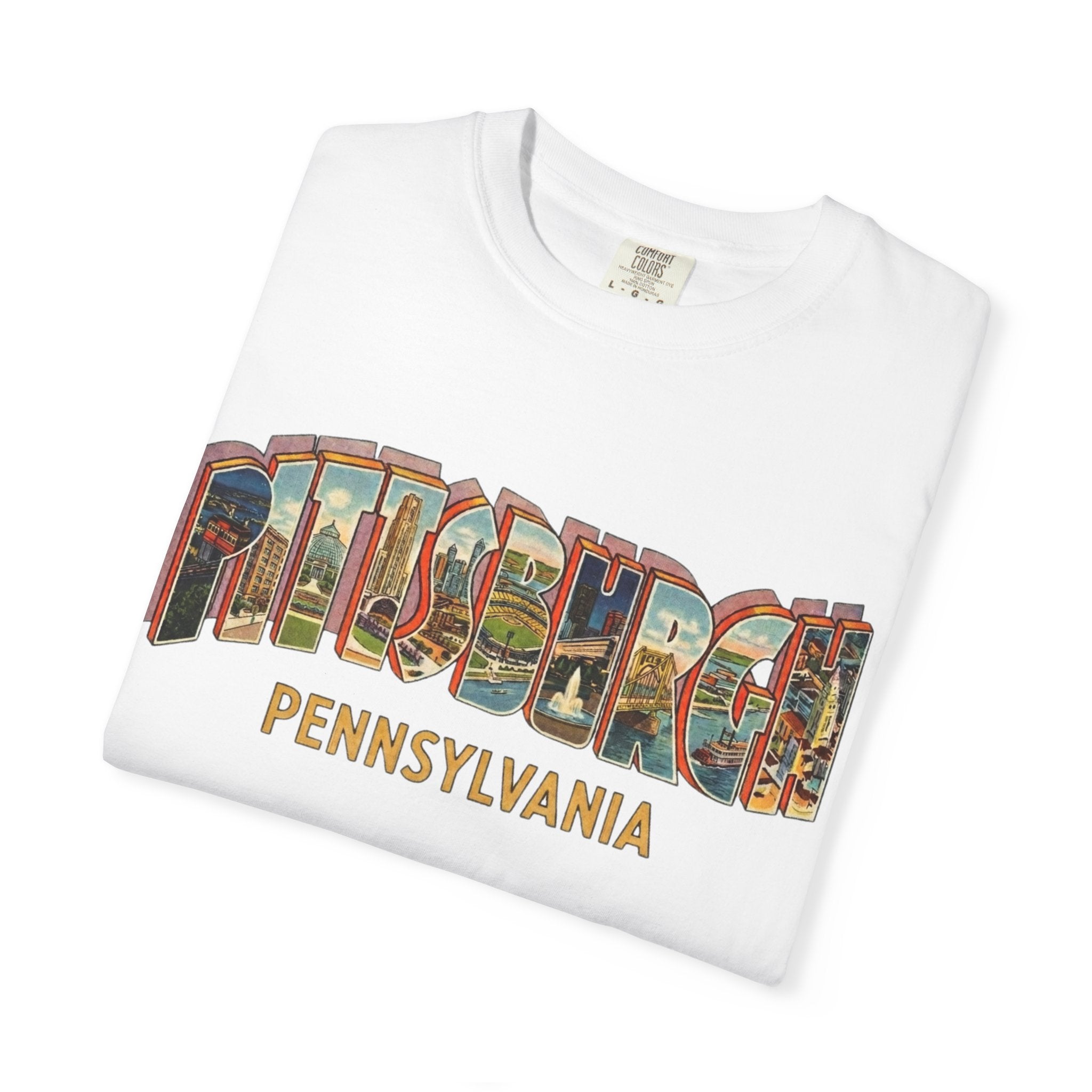 Pittsburgh Pennsylvania Vintage Postcard T-Shirt
