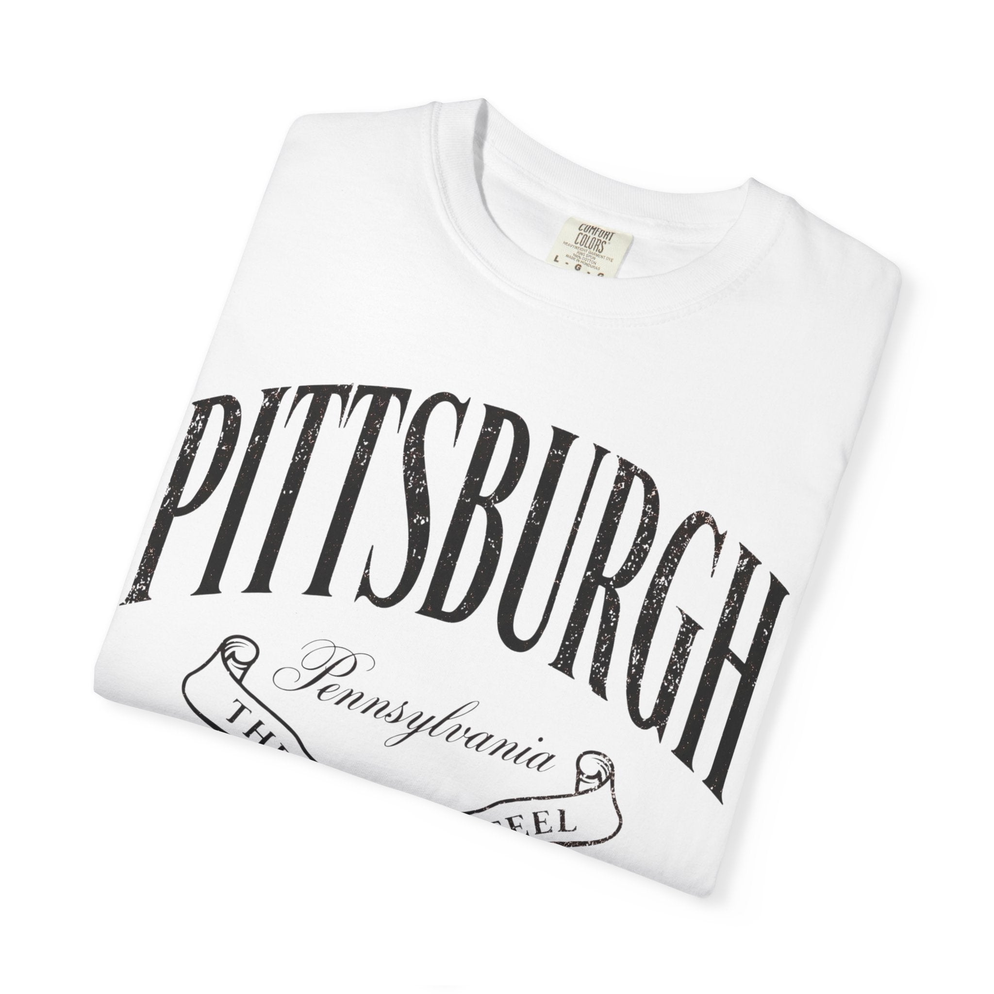 Pittsburgh Vintage Script Tee