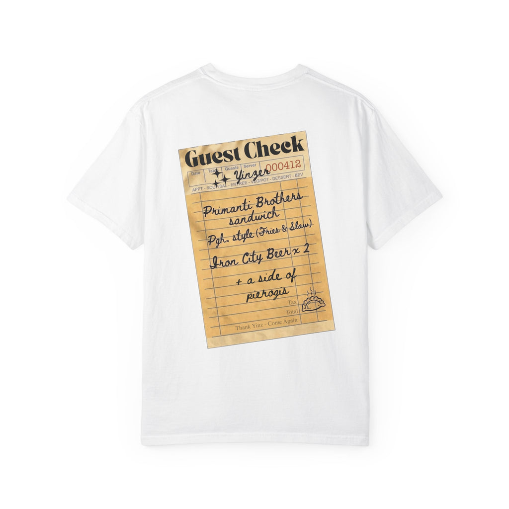 'The Burgh' Guest Check Graphic Tee