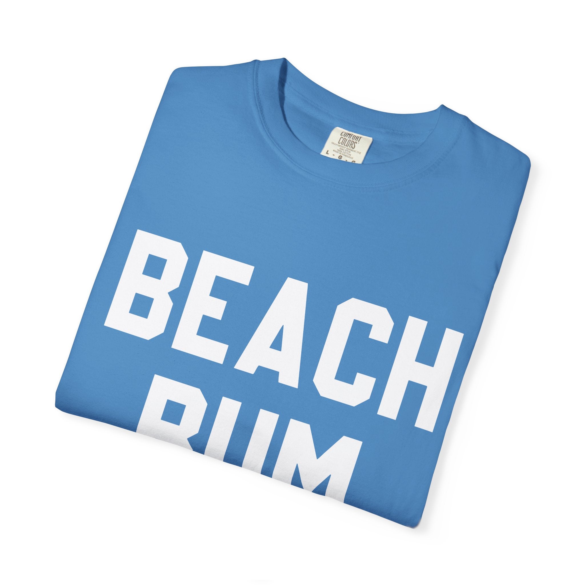 Beach Bum T-Shirt — Retro Bold Text Summer Tee