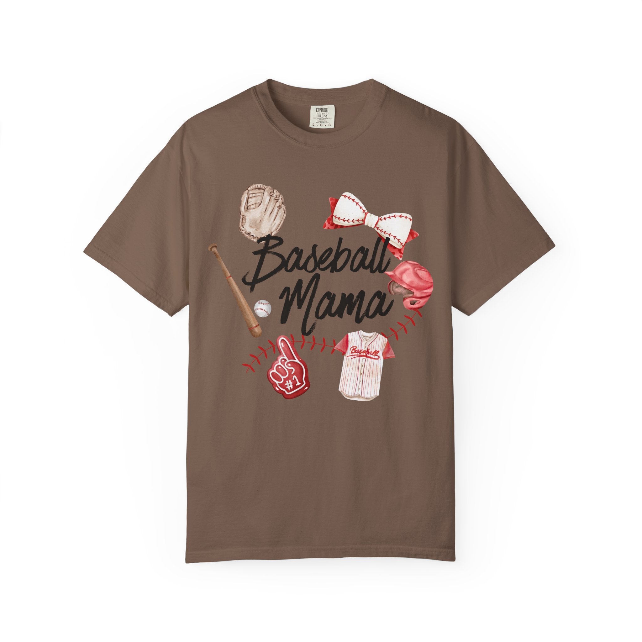 Baseball Mama T-Shirt — Soft Garment-Dyed Tee