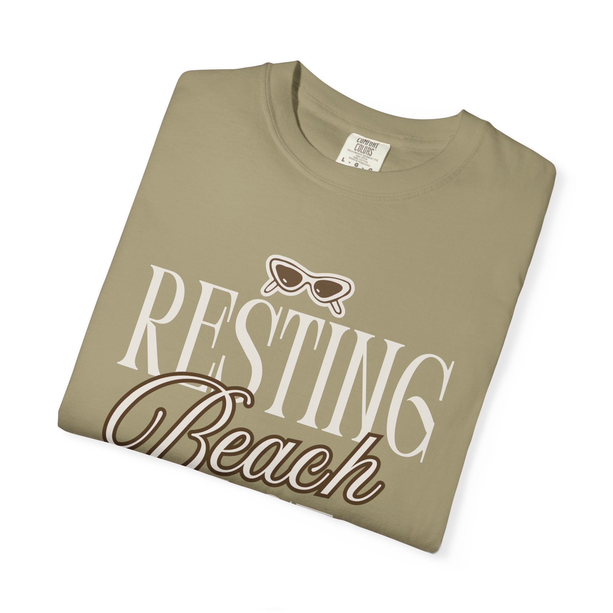 Resting Beach Face Vintage Wash T-Shirt