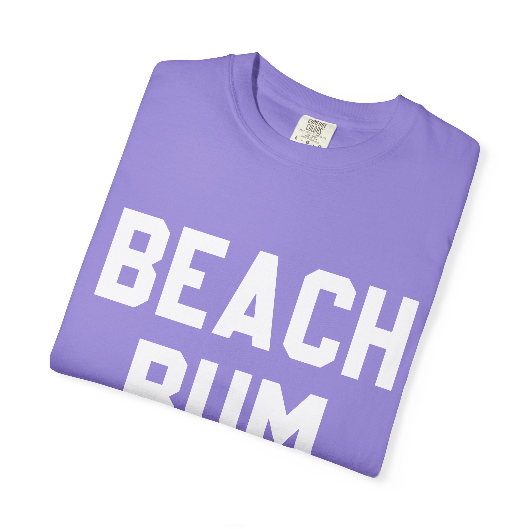 Beach Bum T-Shirt — Retro Bold Text Summer Tee